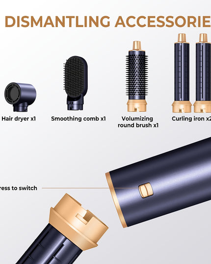 UKLISS 5-in-1 Hot Brush