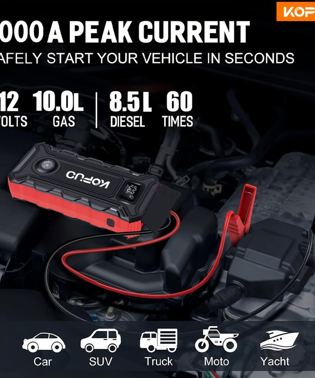 KOPUO 5000A Portable Jump Starter