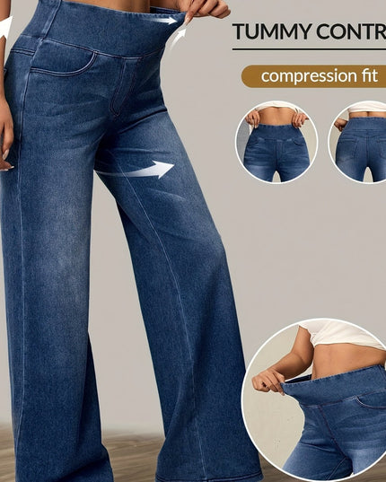 High-Waisted Wide-Leg Pants