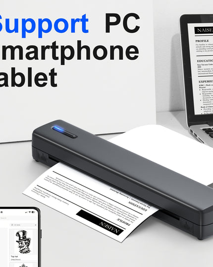 Portable Inkless Thermal Printer