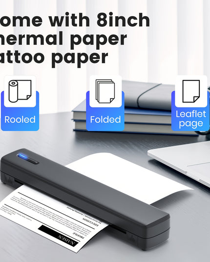 Portable Inkless Thermal Printer
