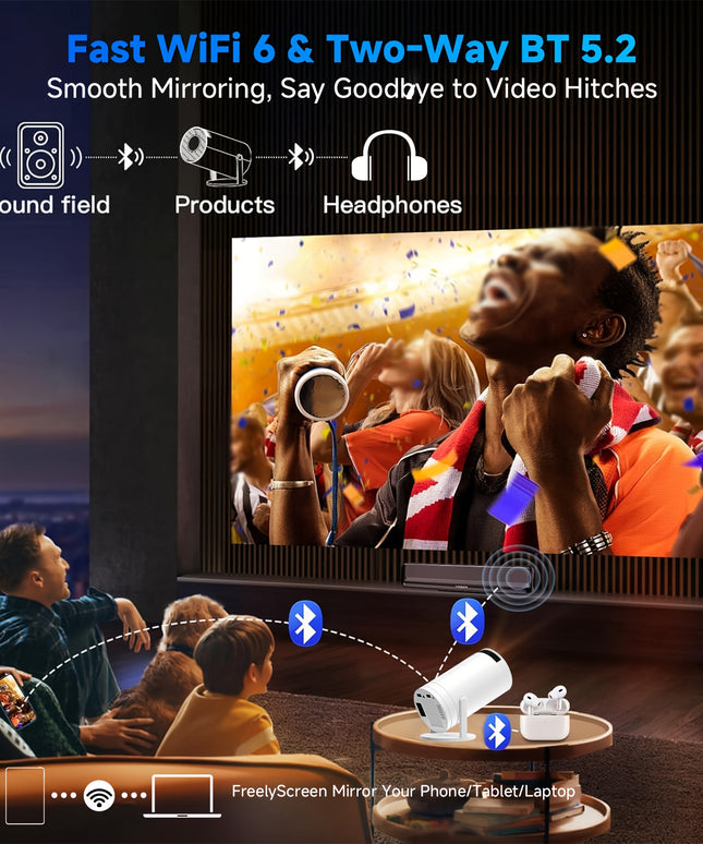 Smart Rotating Home Projector