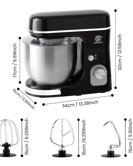 SUPERLEX 3-in-1 Stand Mixer 5L 1300W 8-Speed
