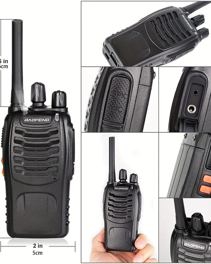 2-Pack Handheld Walkie Talkies