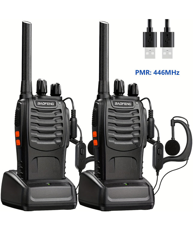 2-Pack Handheld Walkie Talkies