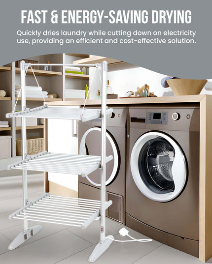 Electric Heated Clothes Drying Rack