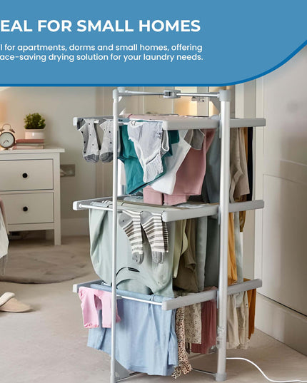 Electric Heated Clothes Drying Rack