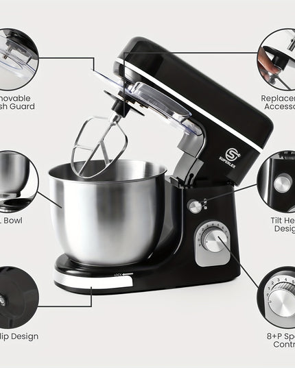 SUPERLEX 3-in-1 Stand Mixer 5L 1300W 8-Speed