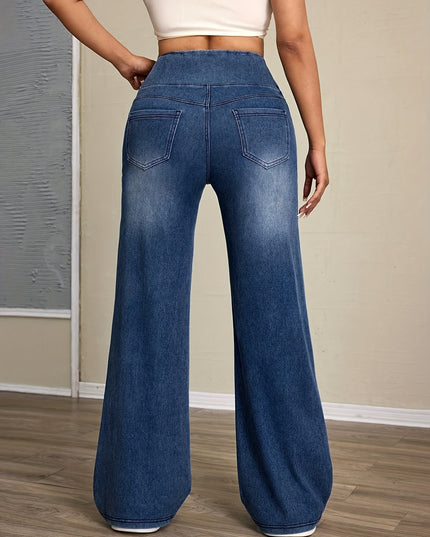 High-Waisted Wide-Leg Pants