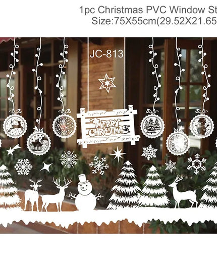 Christmas Window Stickers Decor