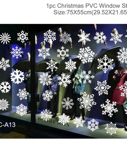 Christmas Window Stickers Decor