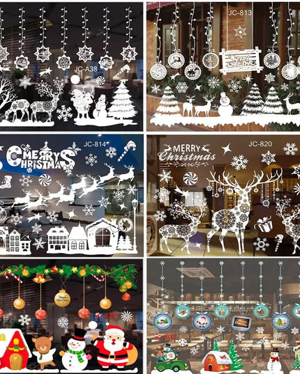 Christmas Window Stickers Decor