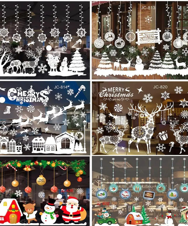 Christmas Window Stickers Decor