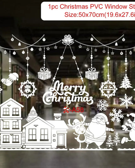 Christmas Window Stickers Decor