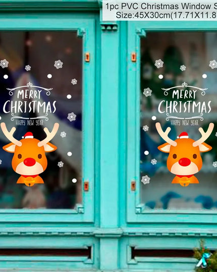 Christmas Window Stickers Decor