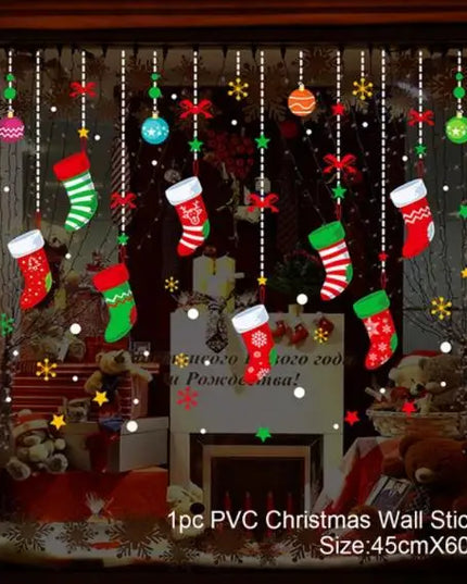 Christmas Window Stickers Decor