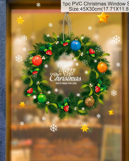 Christmas Window Stickers Decor