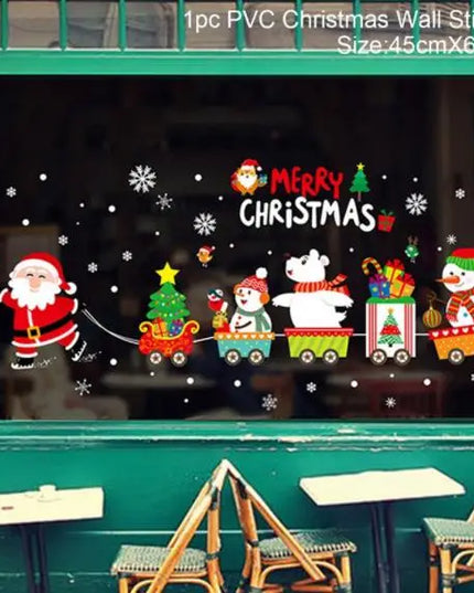 Christmas Window Stickers Decor