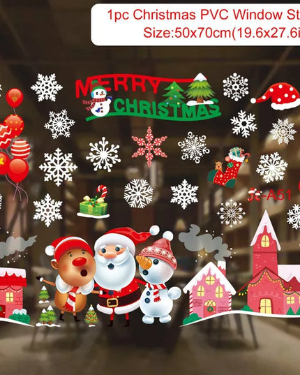 Christmas Window Stickers Decor