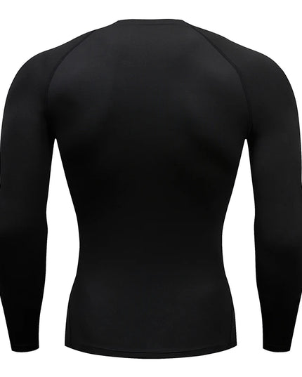 Men Running Compression T-shirt Long sleeves