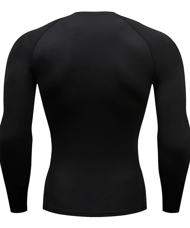 Men Running Compression T-shirt Long sleeves