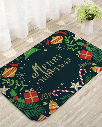 Christmas Gingerbread Kitchen Floor Mat