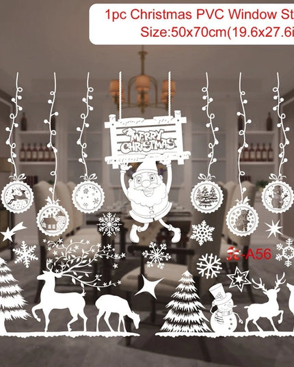 Christmas Window Stickers Decor
