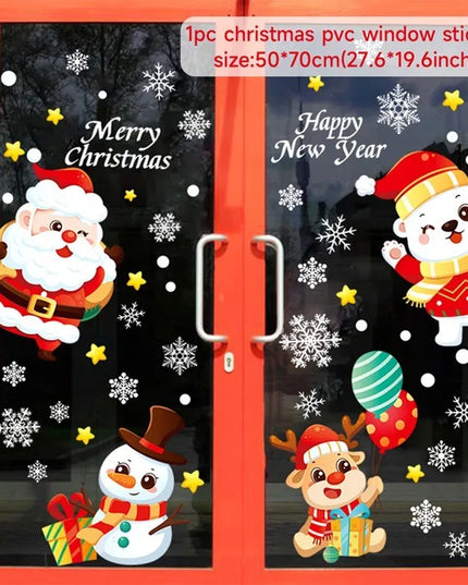 Christmas Window Stickers Decor