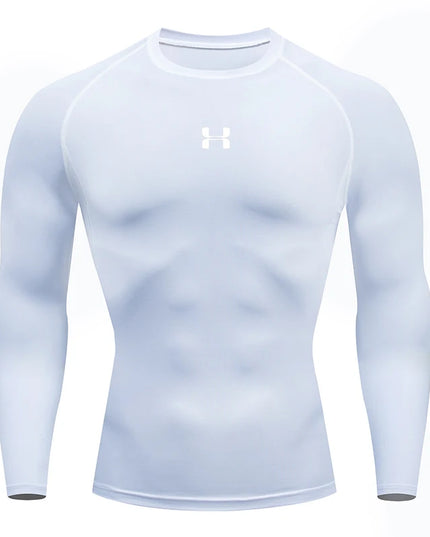 Men Running Compression T-shirt Long sleeves