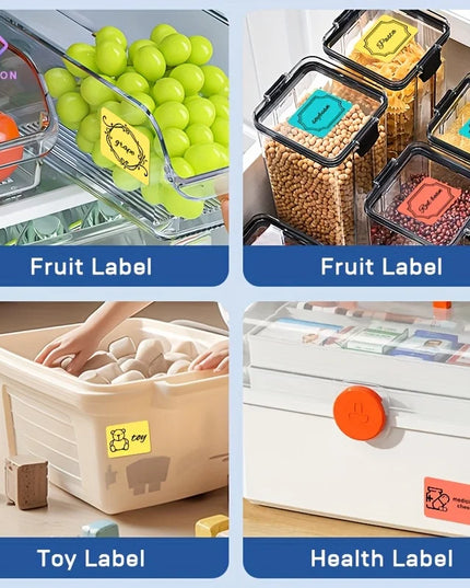 Portable Bluetooth Label Maker – Wireless, Rechargeable, Includes 3 Colour Rolls