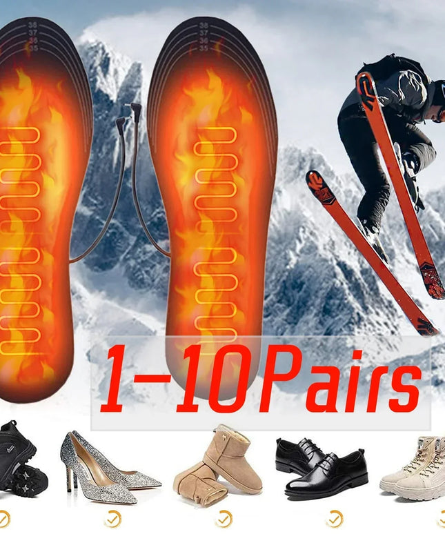 USB Heated Insoles Shoe Electric