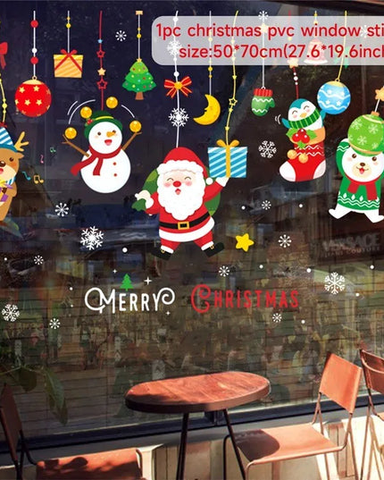 Christmas Window Stickers Decor