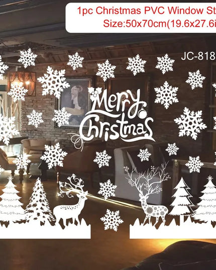 Christmas Window Stickers Decor