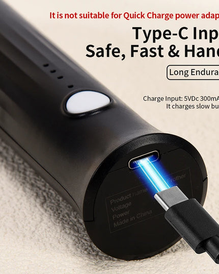 Electric Milk Frother + Egg Beater Wireless Type-C Charging 3 Speeds Mini Handheld Foam Maker Coffee Whisk Cooking Tools