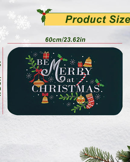 Christmas Gingerbread Kitchen Floor Mat