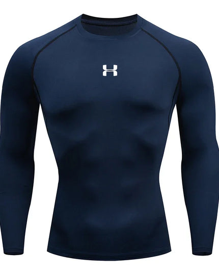 Men Running Compression T-shirt Long sleeves