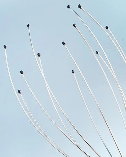 1PC Octopus Head Massager Stainless Steel Engraved Head Relaxer Brain Massage Claw Scalp Scratcher Itch Reliever Random Color