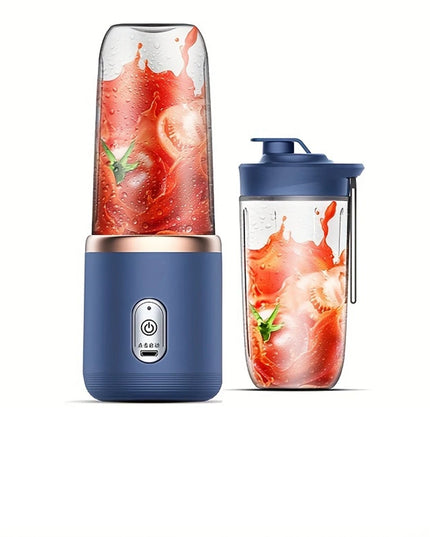 1PCS Juice Extractor Juice Cup Portable Rechargeable Small Juice Cup Home and Outdoor Multifunctional Juice Mixing 2Cups