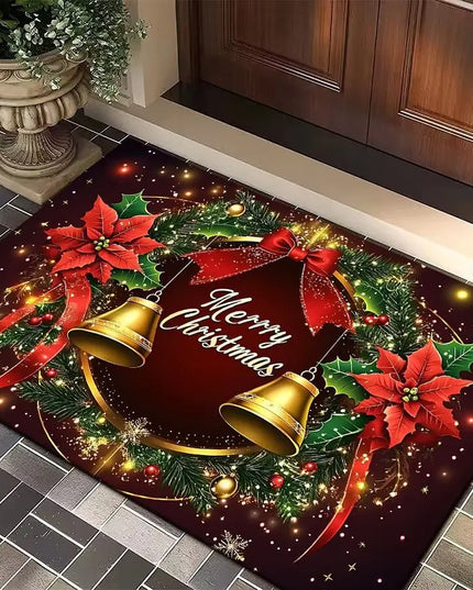 Christmas Gingerbread Kitchen Floor Mat