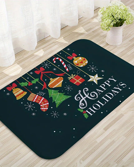 Christmas Gingerbread Kitchen Floor Mat