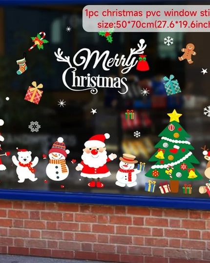 Christmas Window Stickers Decor