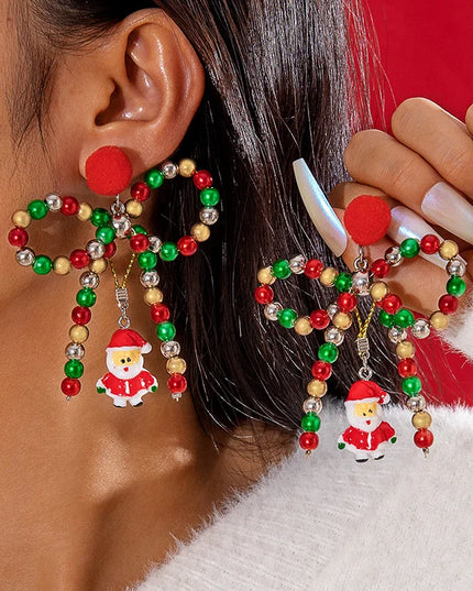 Festive Christmas Dangle Earrings