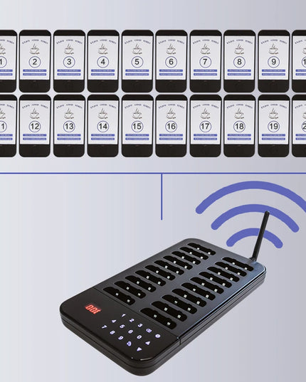 Wireless Restaurant Pager System Touch Panel Wireless Calling System