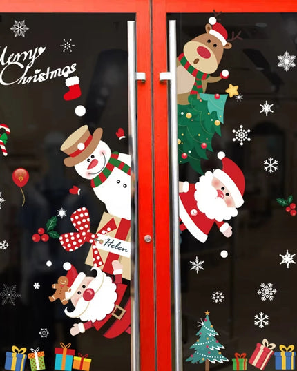 Christmas Window Stickers Decor