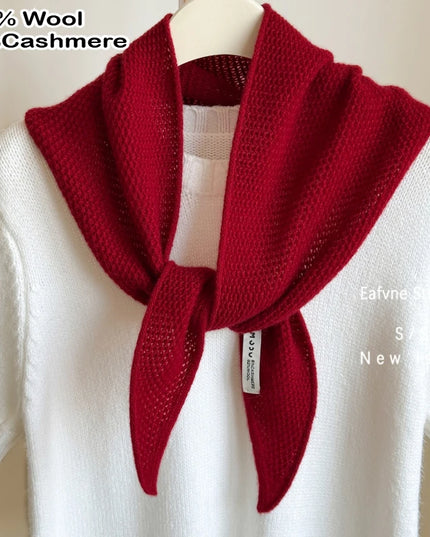 Women’s Wool Triangle Scarf