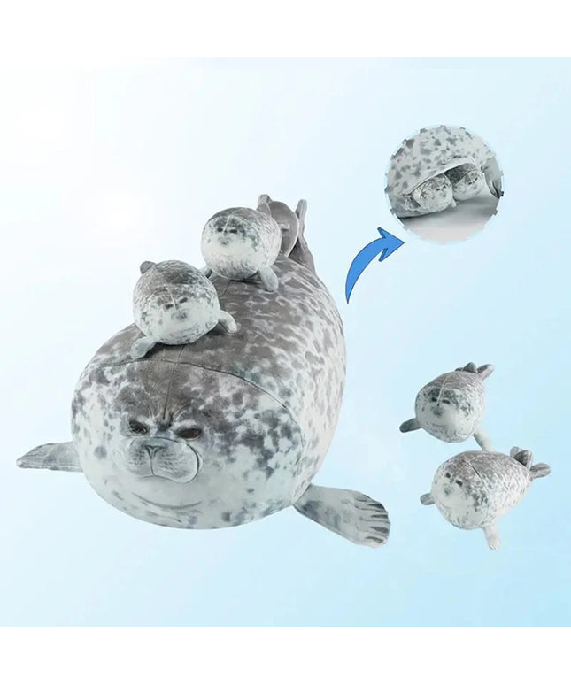 Mother & Son Seal Plush