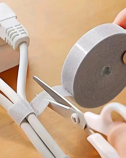 1/5M Cable Organizer Cable Management Wire Winder Tape Earphone Mouse Cord Management Ties Protector For iPhone Xiaomi Samsung