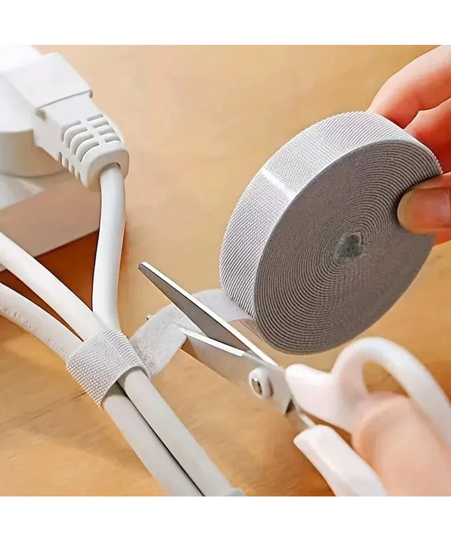 1/5M Cable Organizer Cable Management Wire Winder Tape Earphone Mouse Cord Management Ties Protector For iPhone Xiaomi Samsung