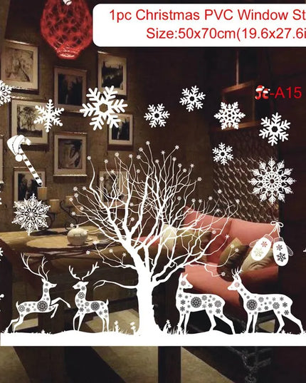 Christmas Window Stickers Decor