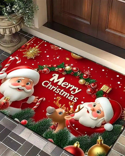 Christmas Gingerbread Kitchen Floor Mat